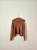 Abercrombie Brown Zip Up Sweater (L)