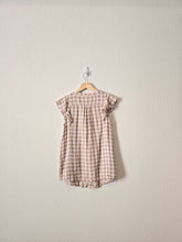 Load image into Gallery viewer, Neutral Gingham Ruffle Tank (XS)
