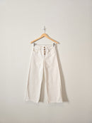 Loft White Wide Leg Jeans (25/0)