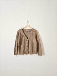 Olive Textured Knit Top (S)