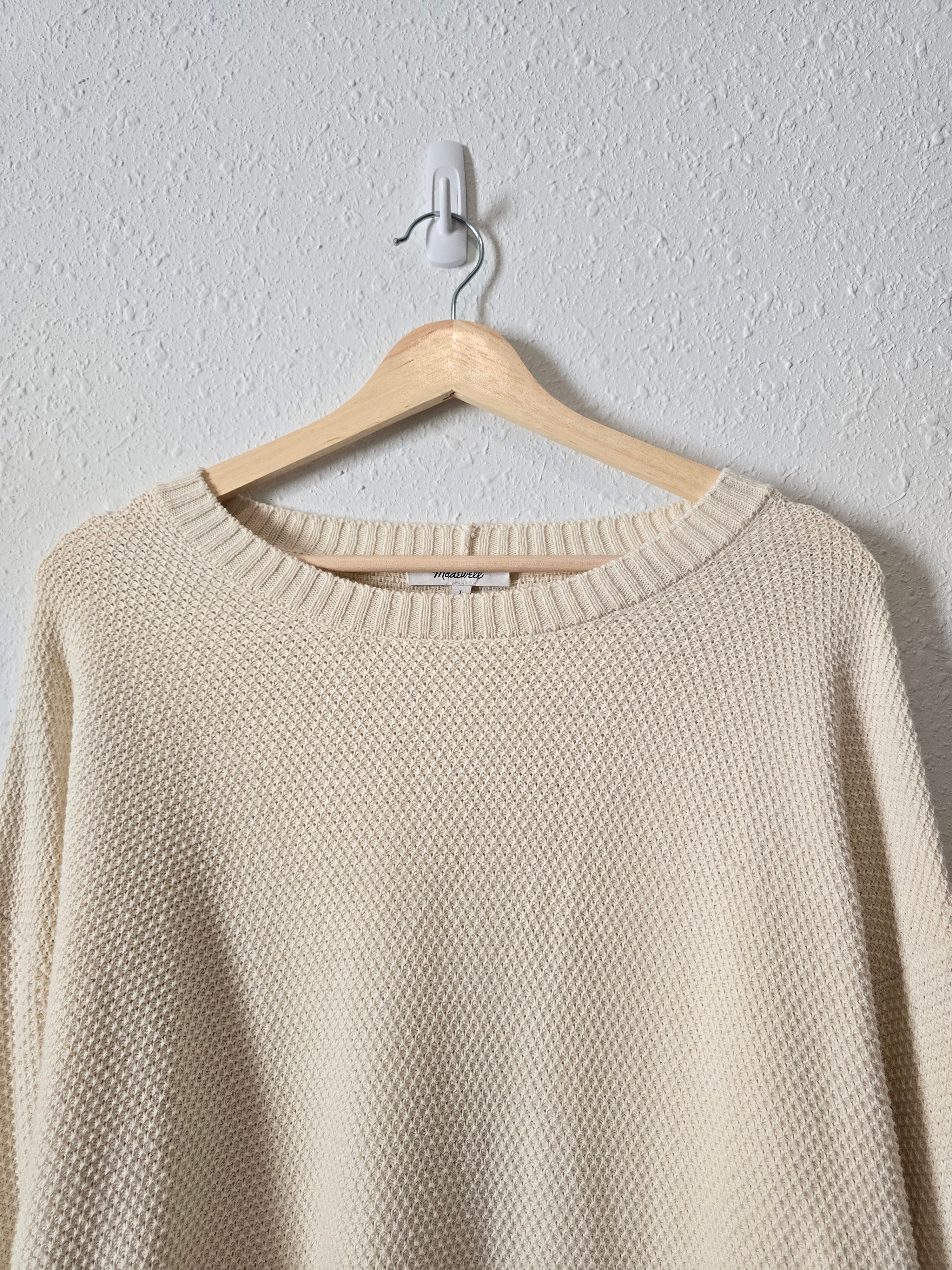 Madewell Textured Knit Sweater (L)