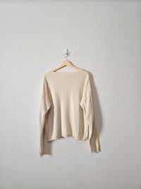 Madewell Textured Knit Sweater (L)