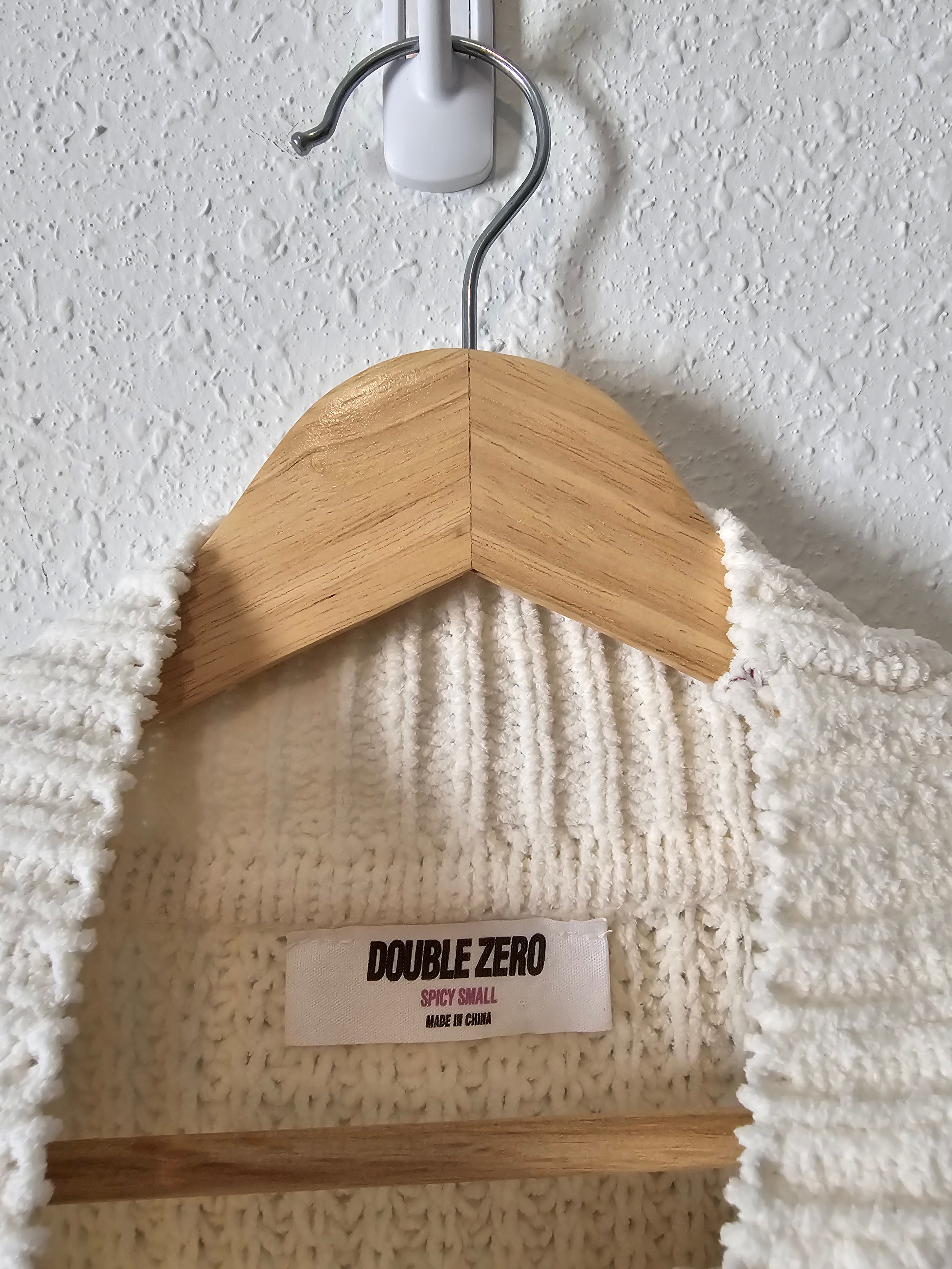 Chenille Knit Mockneck Sweater (S)