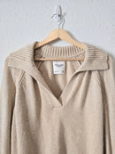 Abercrombie Collared Rib Sweater (M)