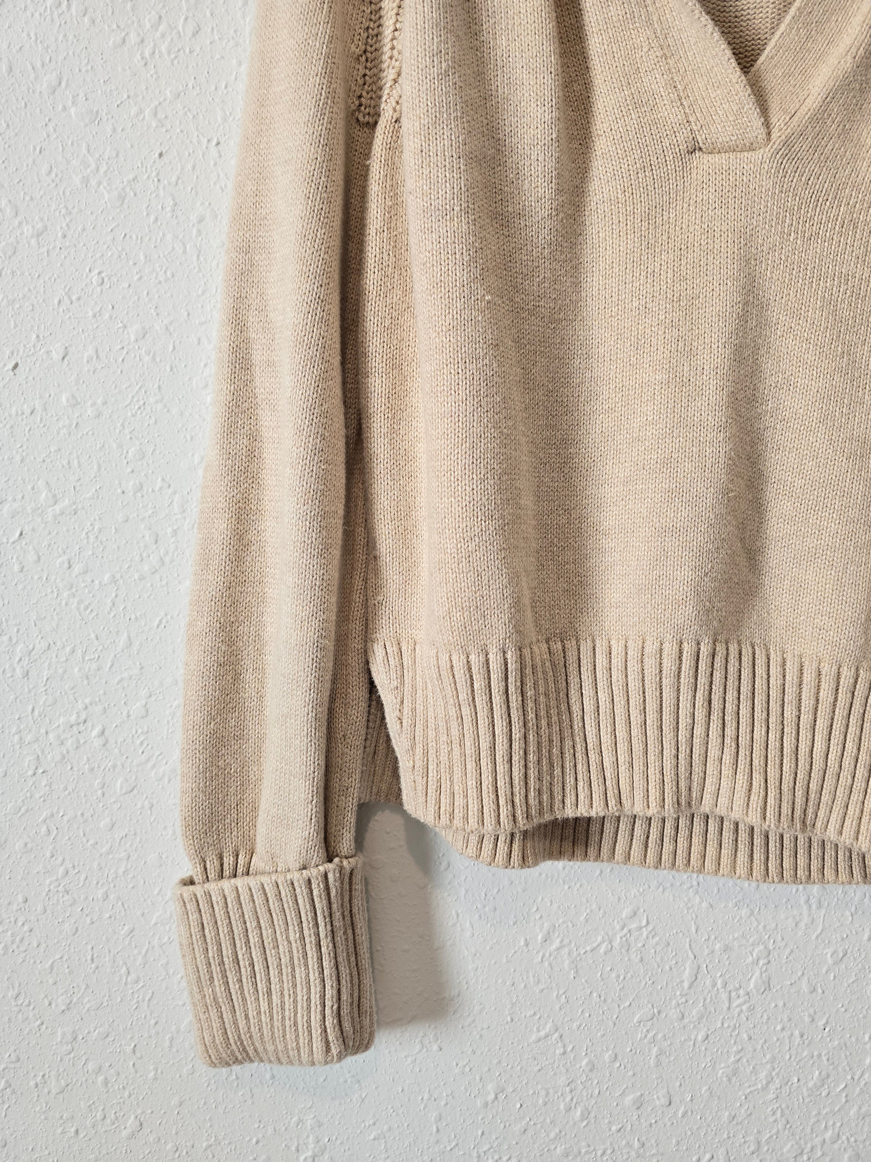 Abercrombie Collared Rib Sweater (M)