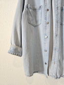 Denim Oversized Button Up (S)