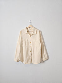 Thread & Supply Ecru Button Up (L)