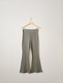 Aerie Green Waffle Flare Pants (M)