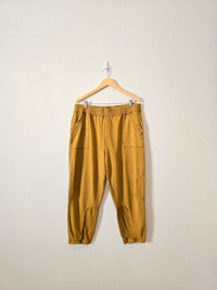 Anthropologie Mustard Joggers (L)