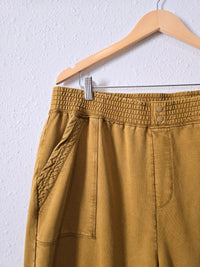 Anthropologie Mustard Joggers (L)