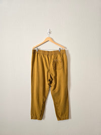 Anthropologie Mustard Joggers (L)