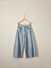 NEW Light Wash Wide Leg Jeans (27)