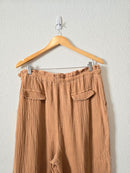 Easel Wide Leg Gauze Pants (L)