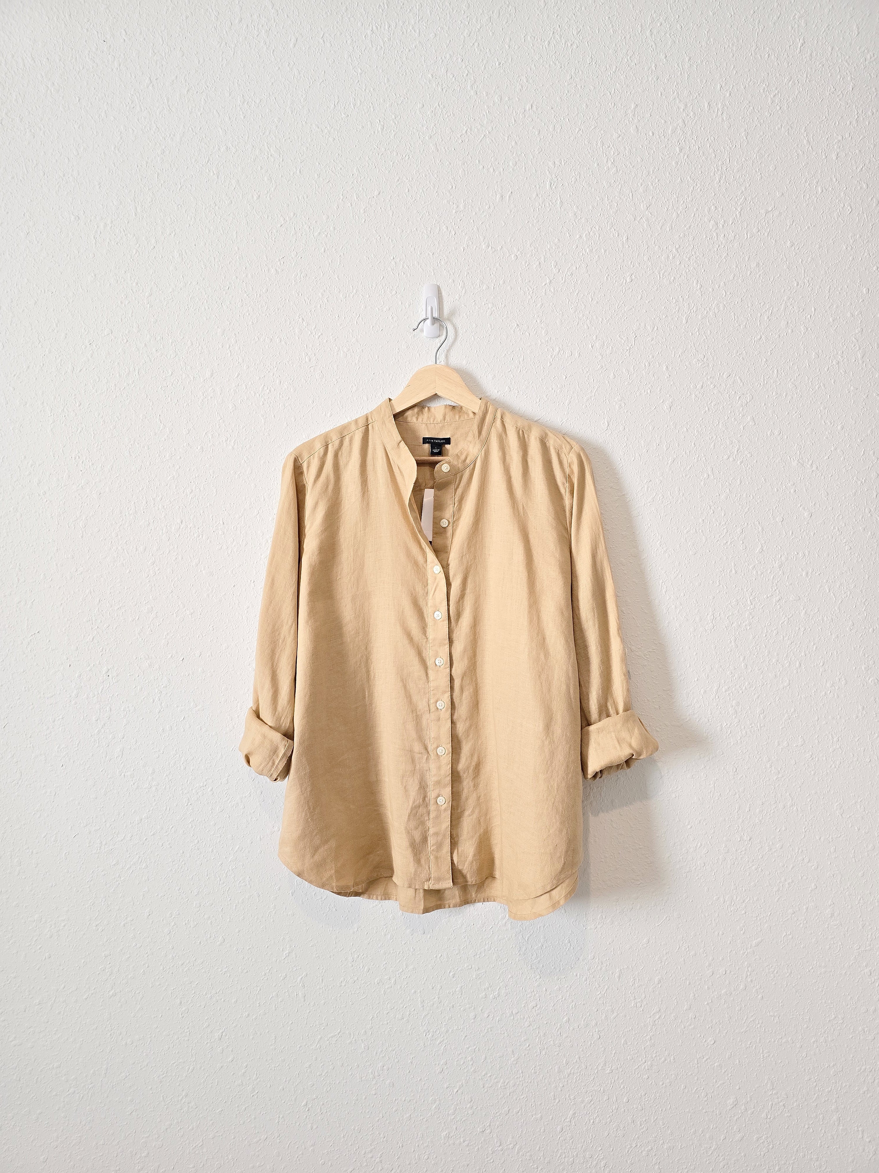 NEW 100% Linen Relaxed Shirt (L)