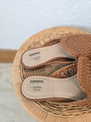 Brown Woven Mules (7)