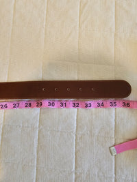 Coach Brown Leather Belt (L)