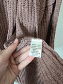 Brown Cozy Knit Cardigan (L)