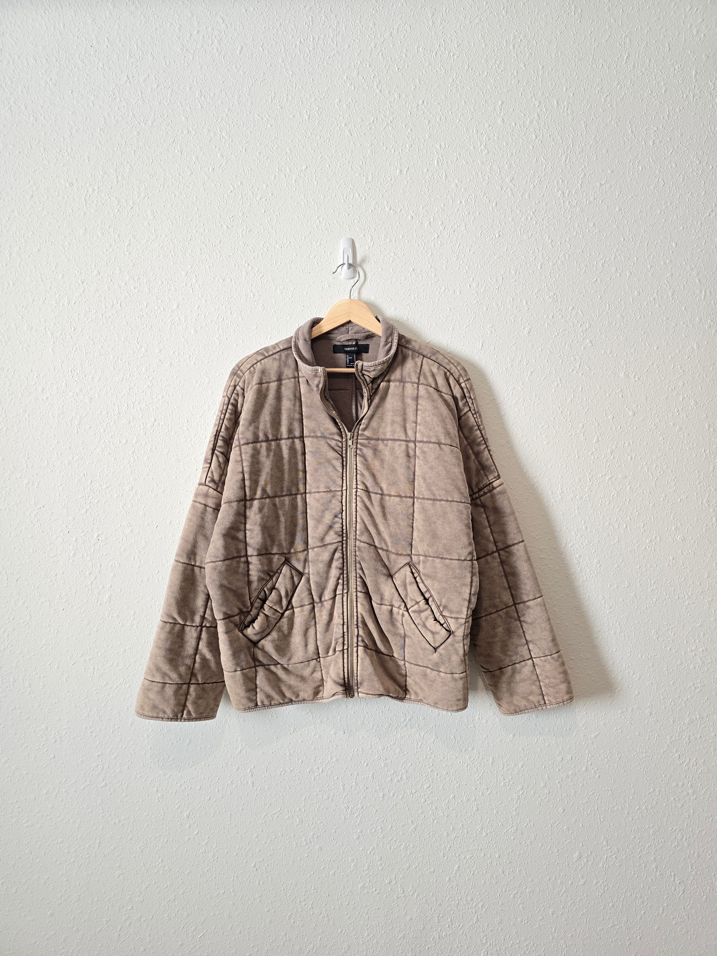 Oversized Quilted Jacket (S)