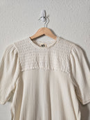 NEW Free People Smocked Tee (M)