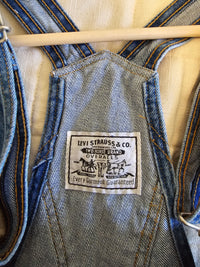 Levi's Relaxed Denim Shortalls (M)