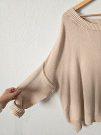 Carly Jean Oversized Rib Sweater (M/L)