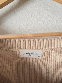 Carly Jean Oversized Rib Sweater (M/L)