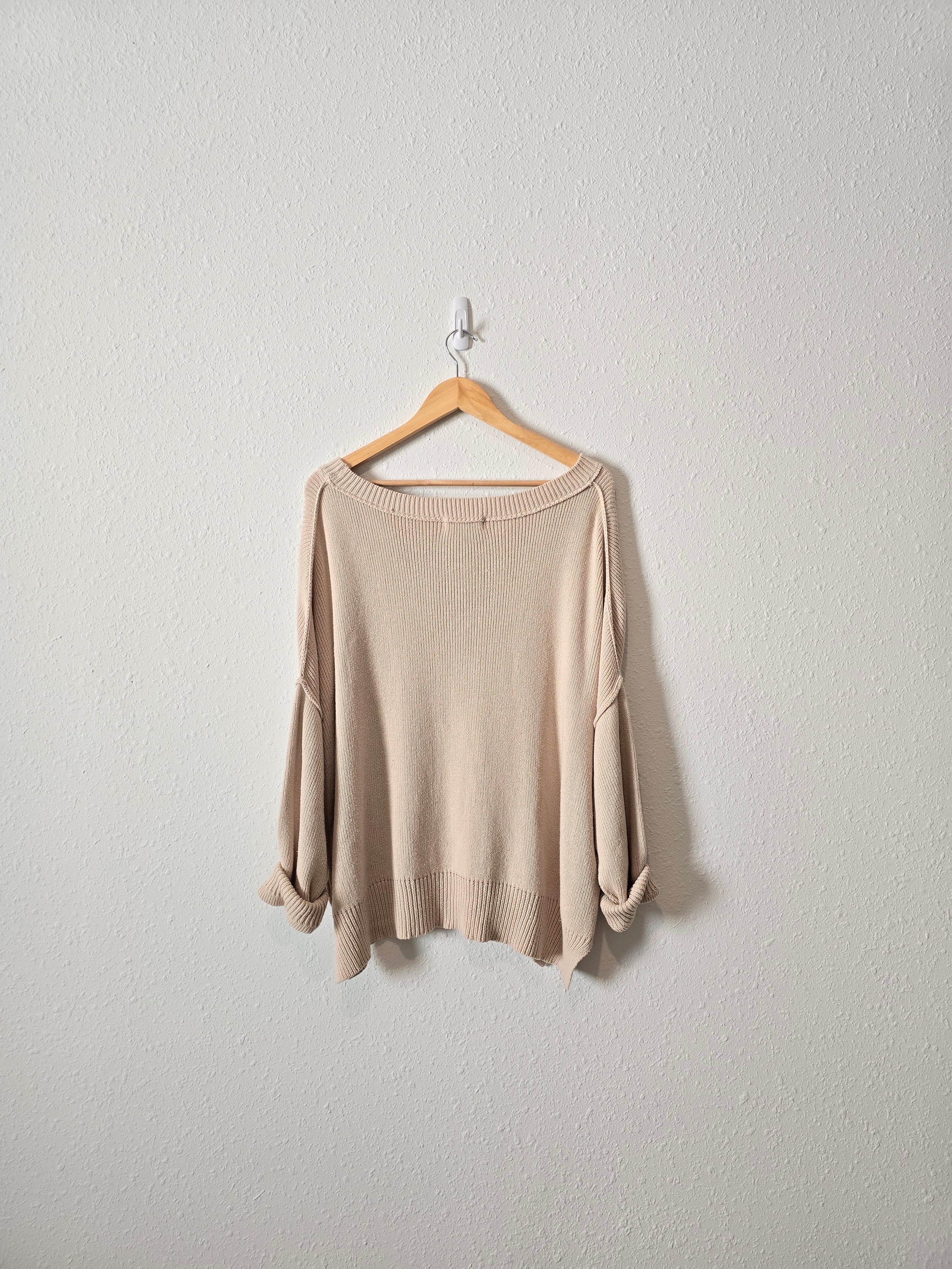 Carly Jean Oversized Rib Sweater (M/L)