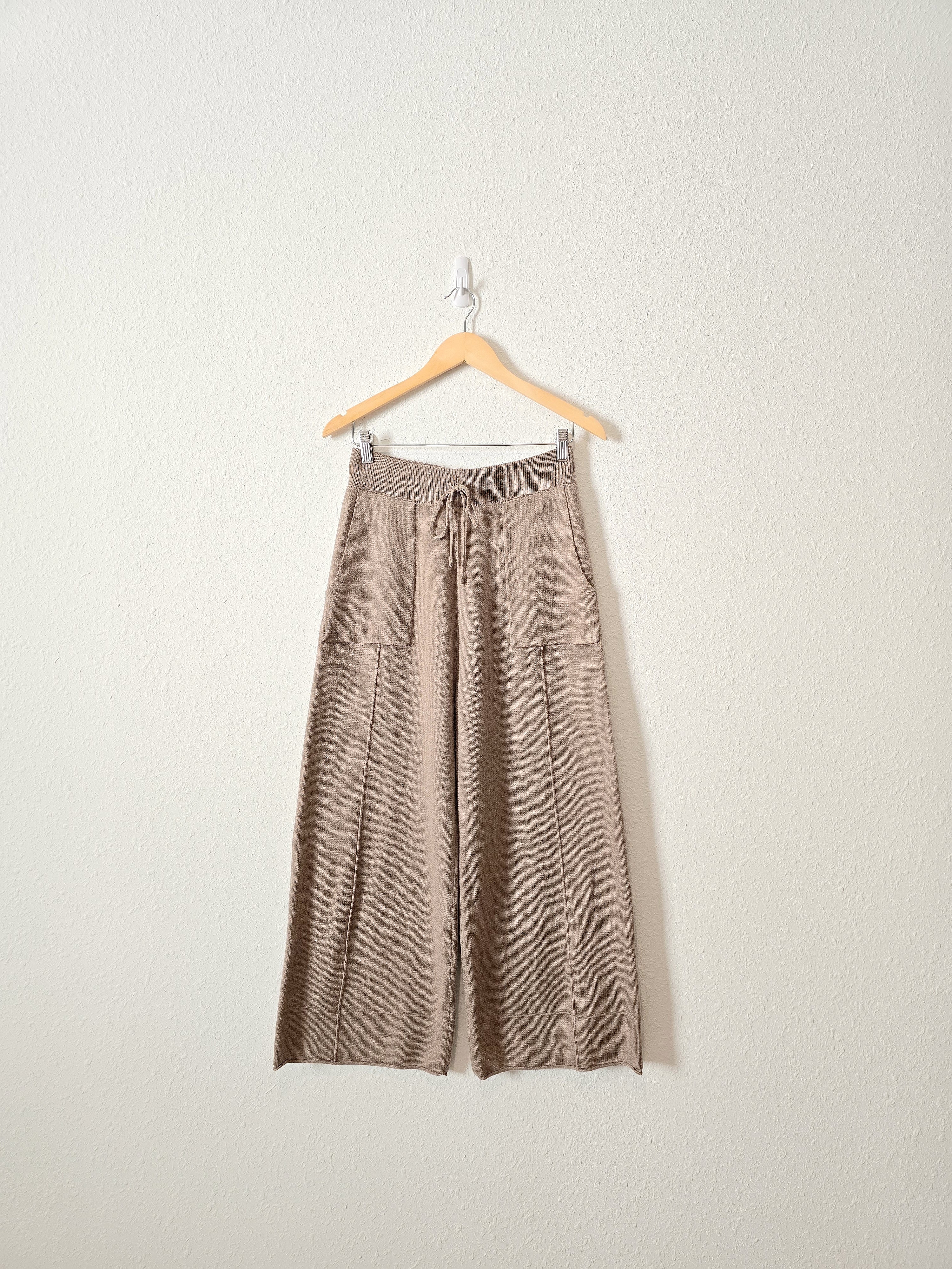 Nap Wide Leg Knit Pants (L)