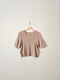 Madewell Ribbed Button Back Top (S)