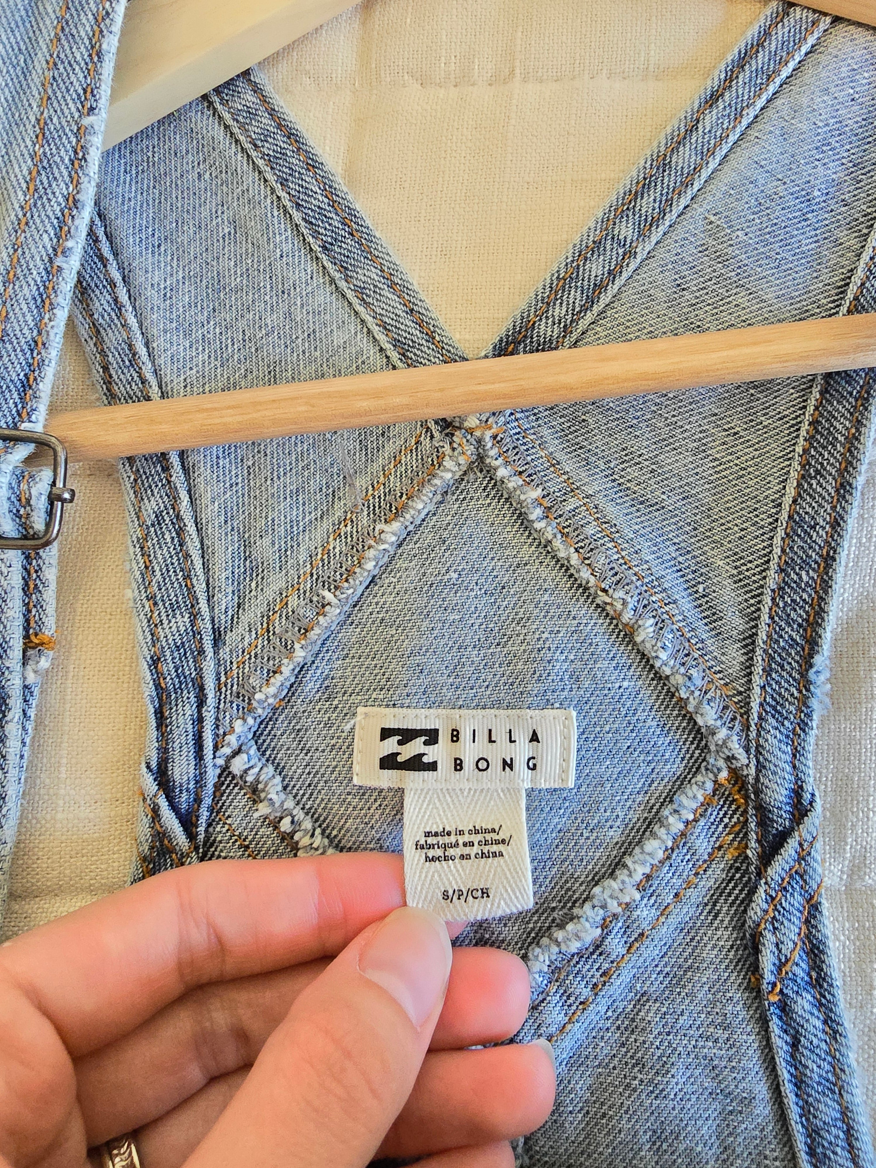 Billabong Denim Overalls (S)