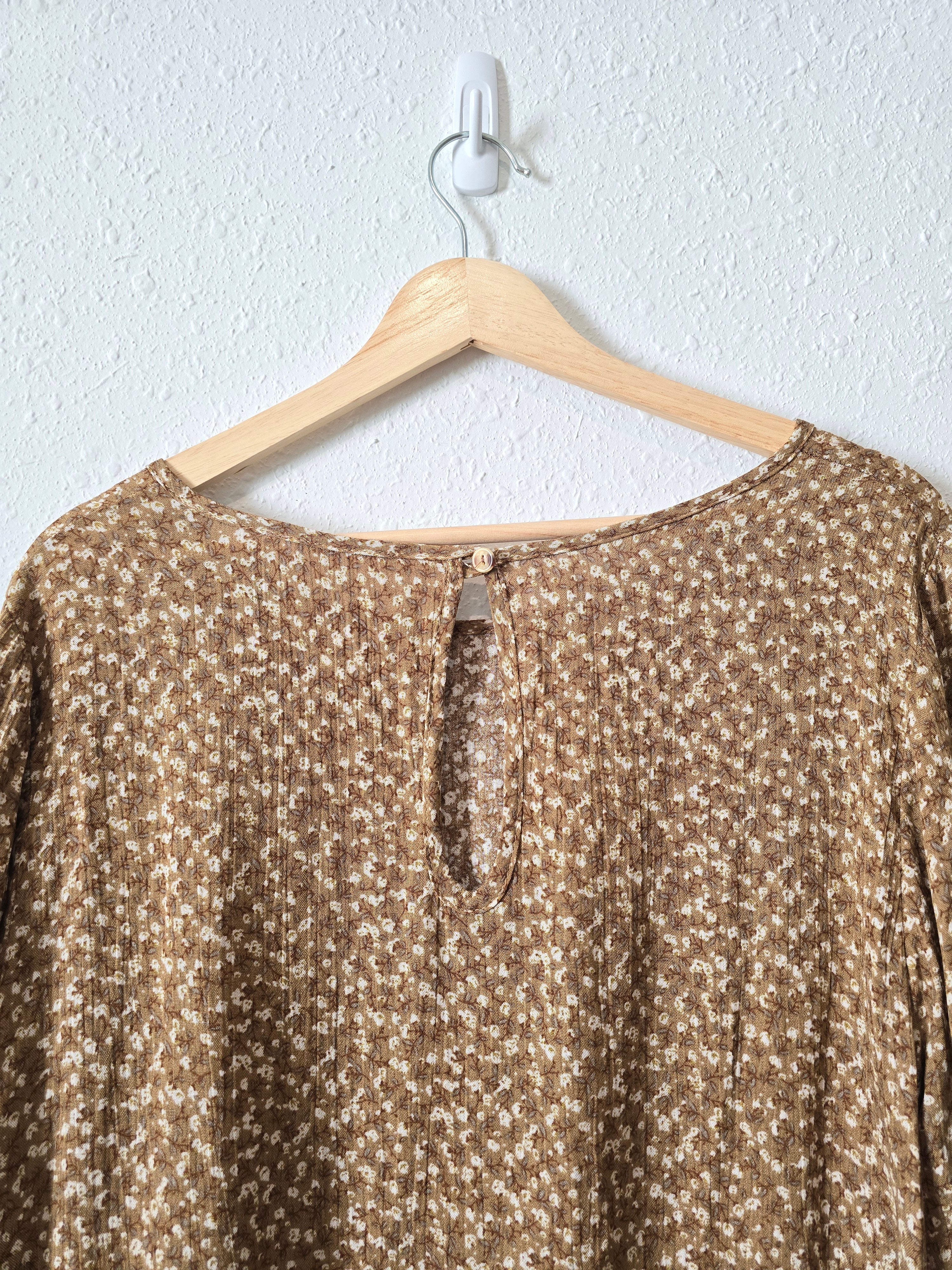 Floral Long Sleeve Top (1X)