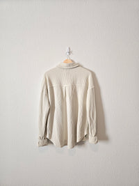 Thread & Supply Ribbed Henley Sweater (S)