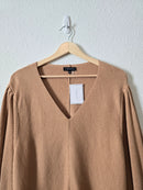 NEW Camel Puff Sleeve Sweater (XXL)