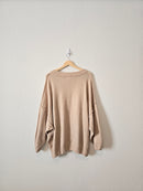 Neutral Cozy Oversized Sweater (L)