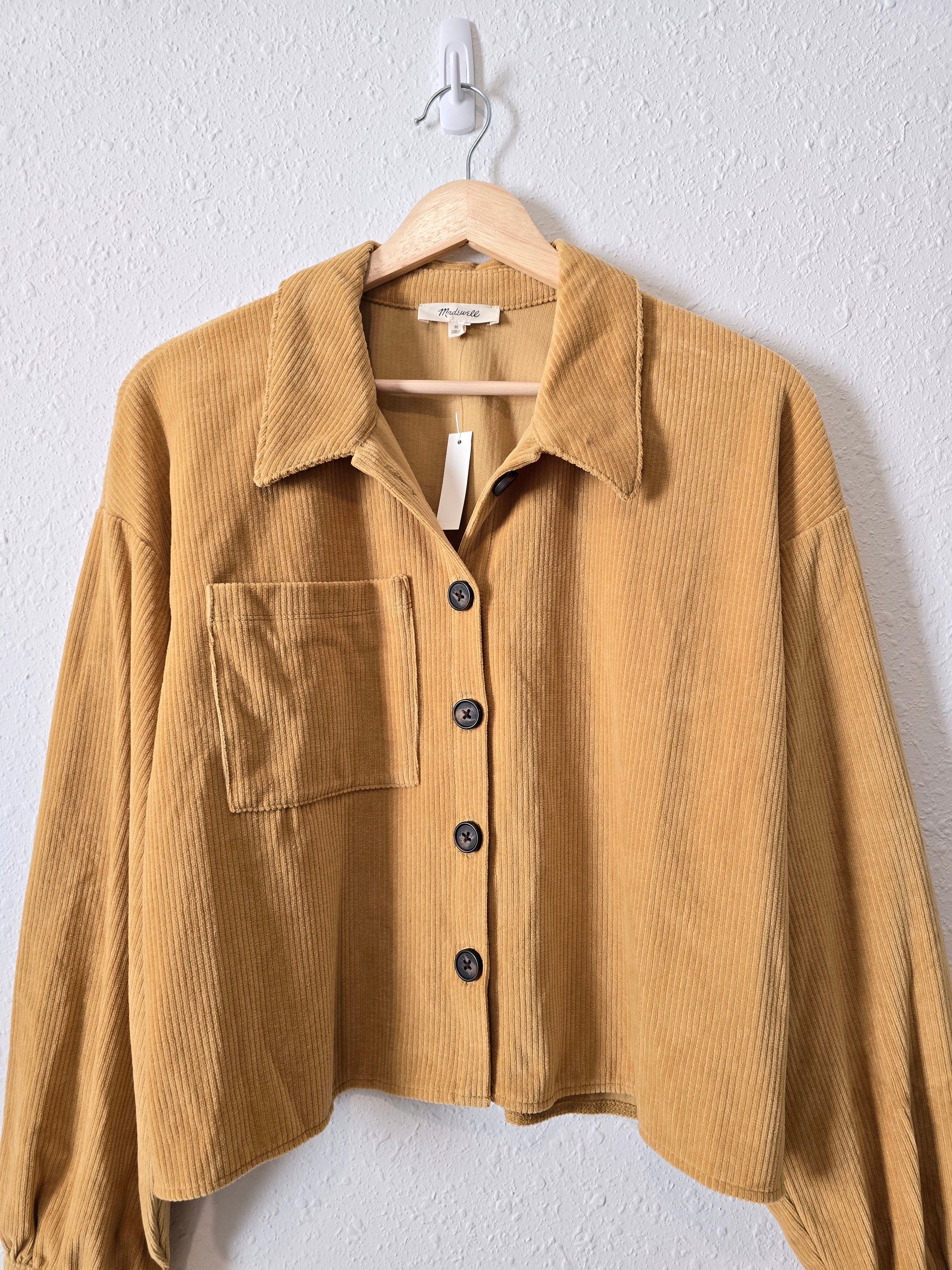 NEW Madewell Cord Shirt Jacket (M)