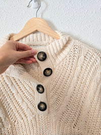 Aerie Chunky Henley Sweater (L)