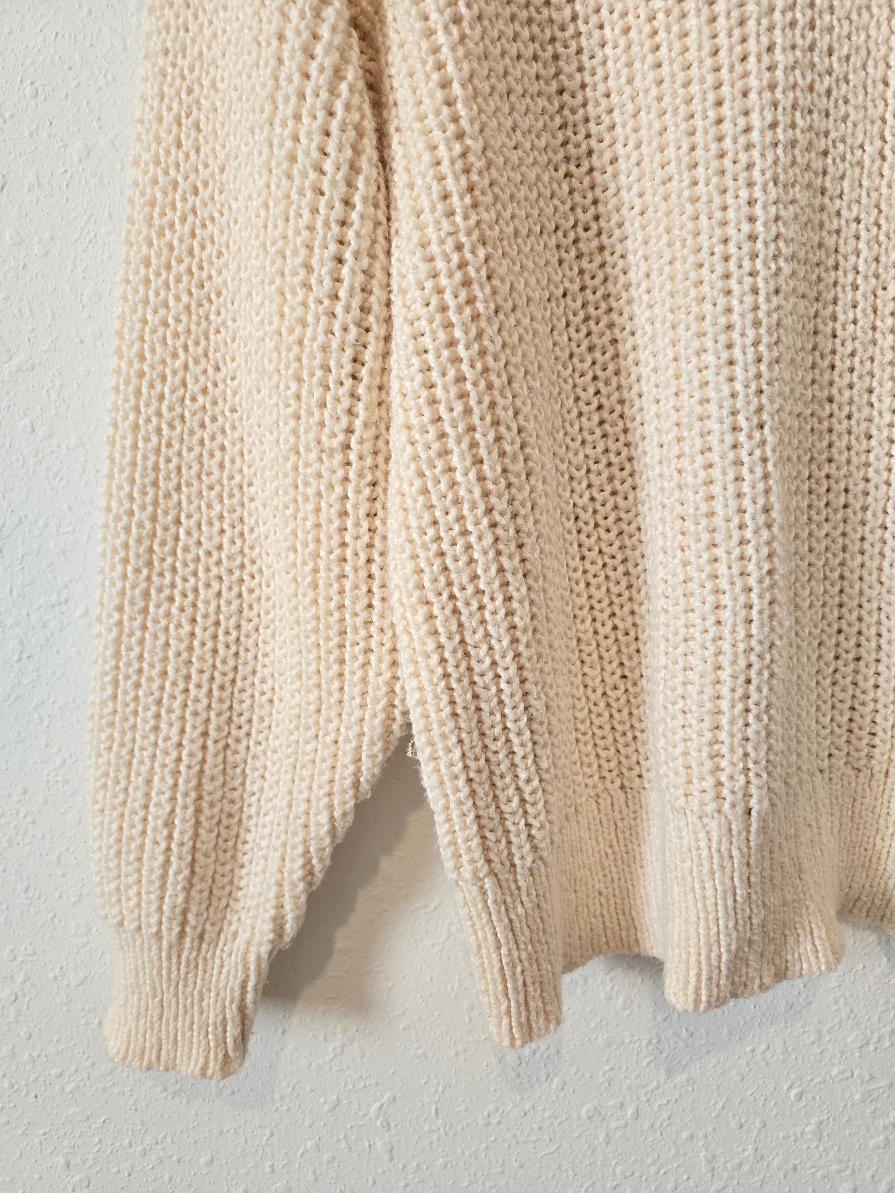 Aerie Chunky Henley Sweater (L)