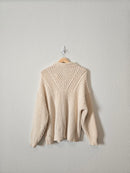 Aerie Chunky Henley Sweater (L)