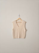 Aerie Cable Knit Sweater Vest (S)