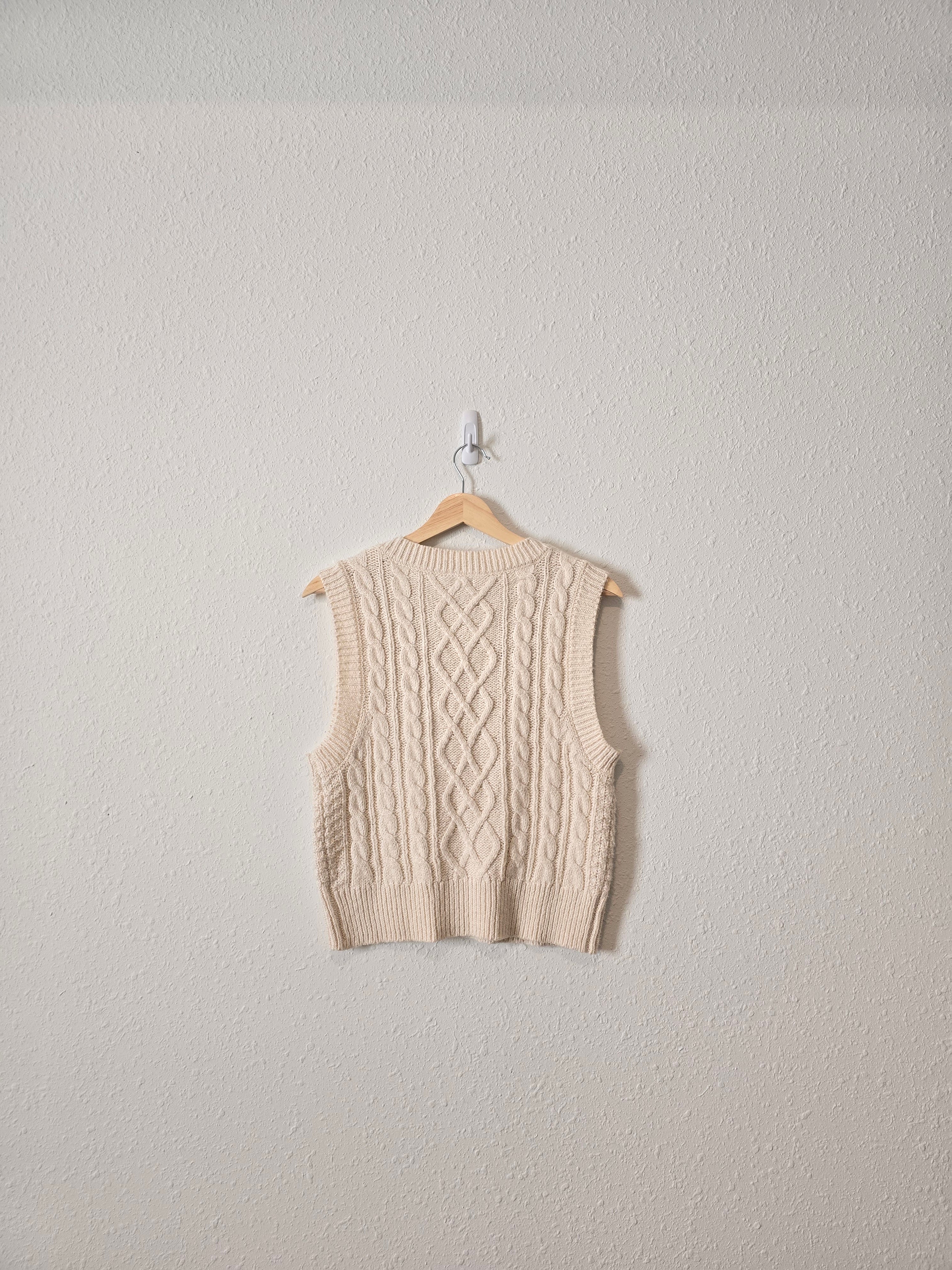 Aerie Cable Knit Sweater Vest (S)