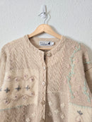 Vintage Embroidered Wool Sweater (S)