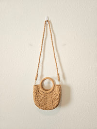 Small Woven Crossbody Bag