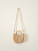 Small Woven Crossbody Bag