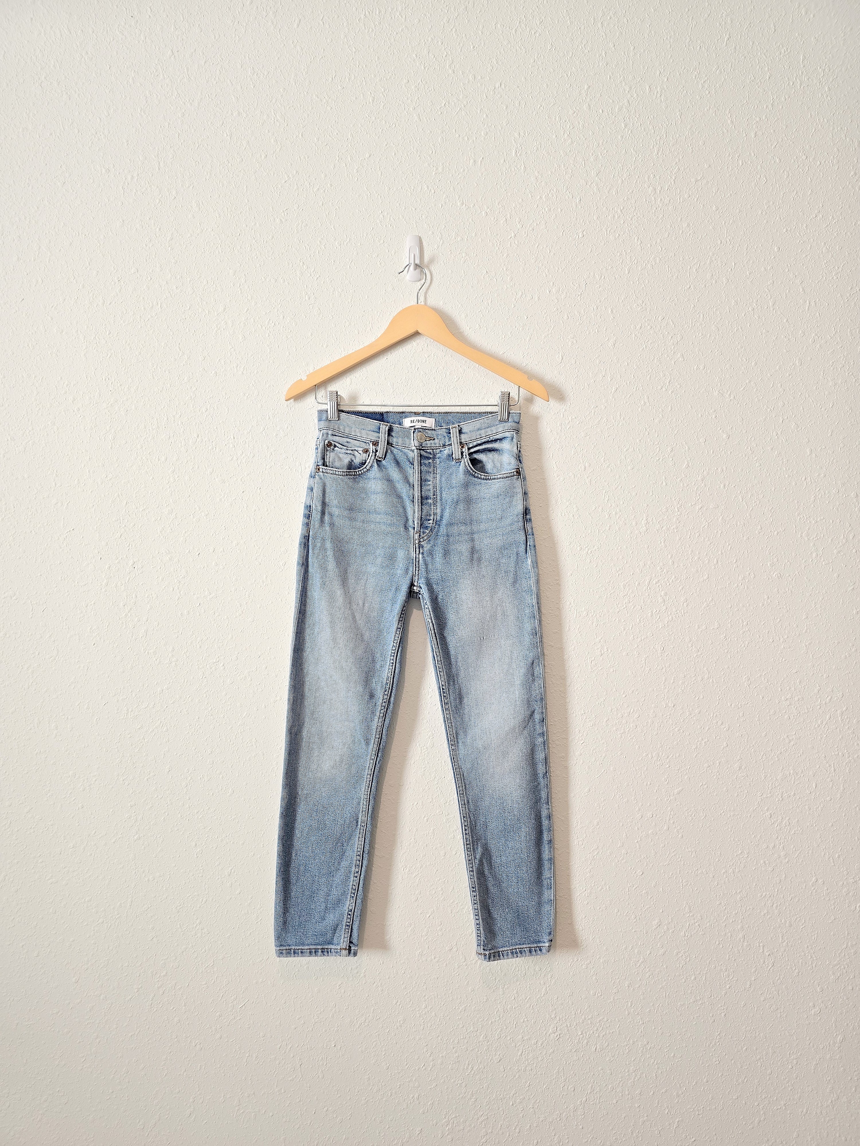 Redone High Rise Slim Jeans (25)