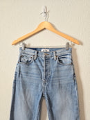 Redone High Rise Slim Jeans (25)