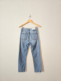 Redone High Rise Slim Jeans (25)