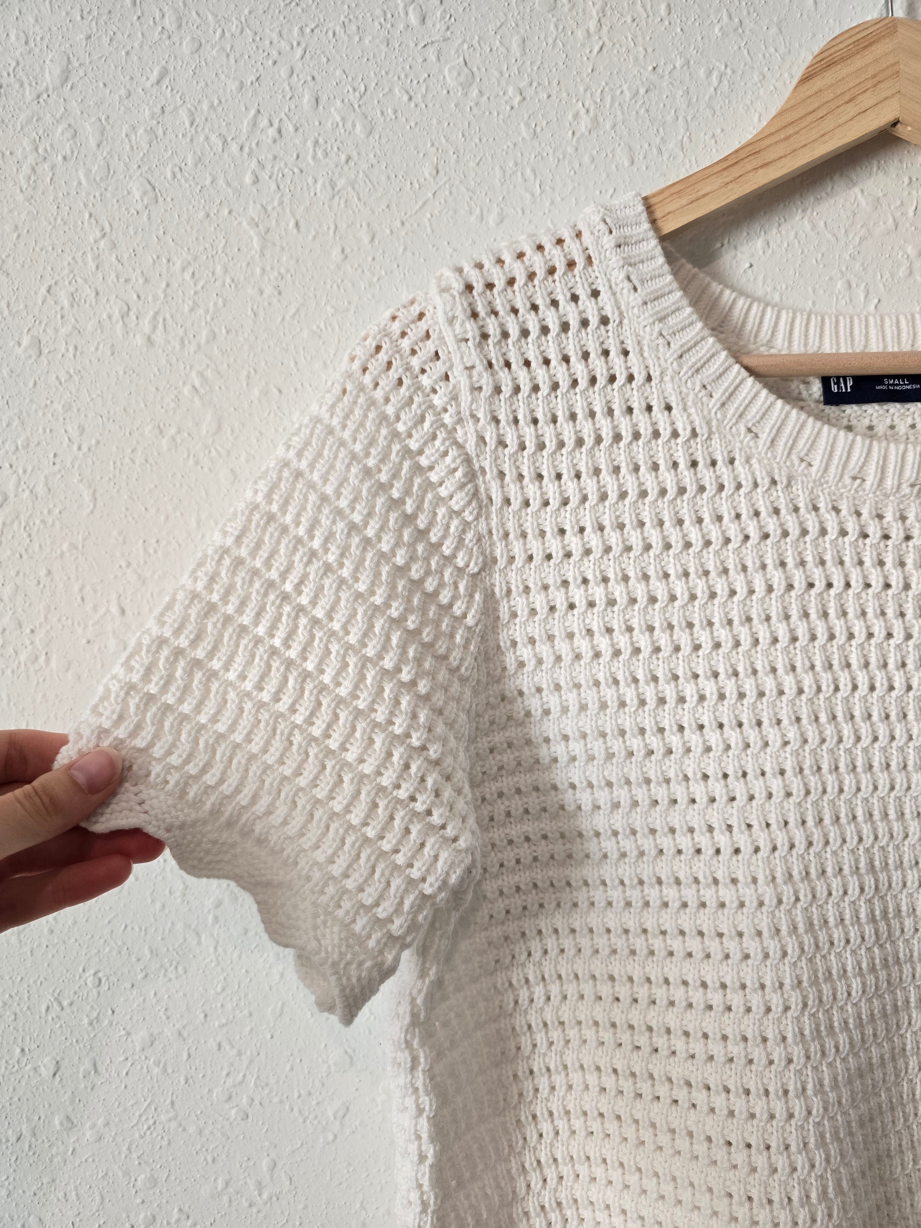 NEW Gap Crochet Knit Tee (S)