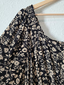 Black Floral Maxi Dress (XL)