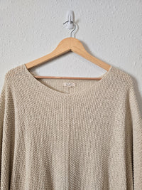 Easel Textured Slouchy Sweater (M)