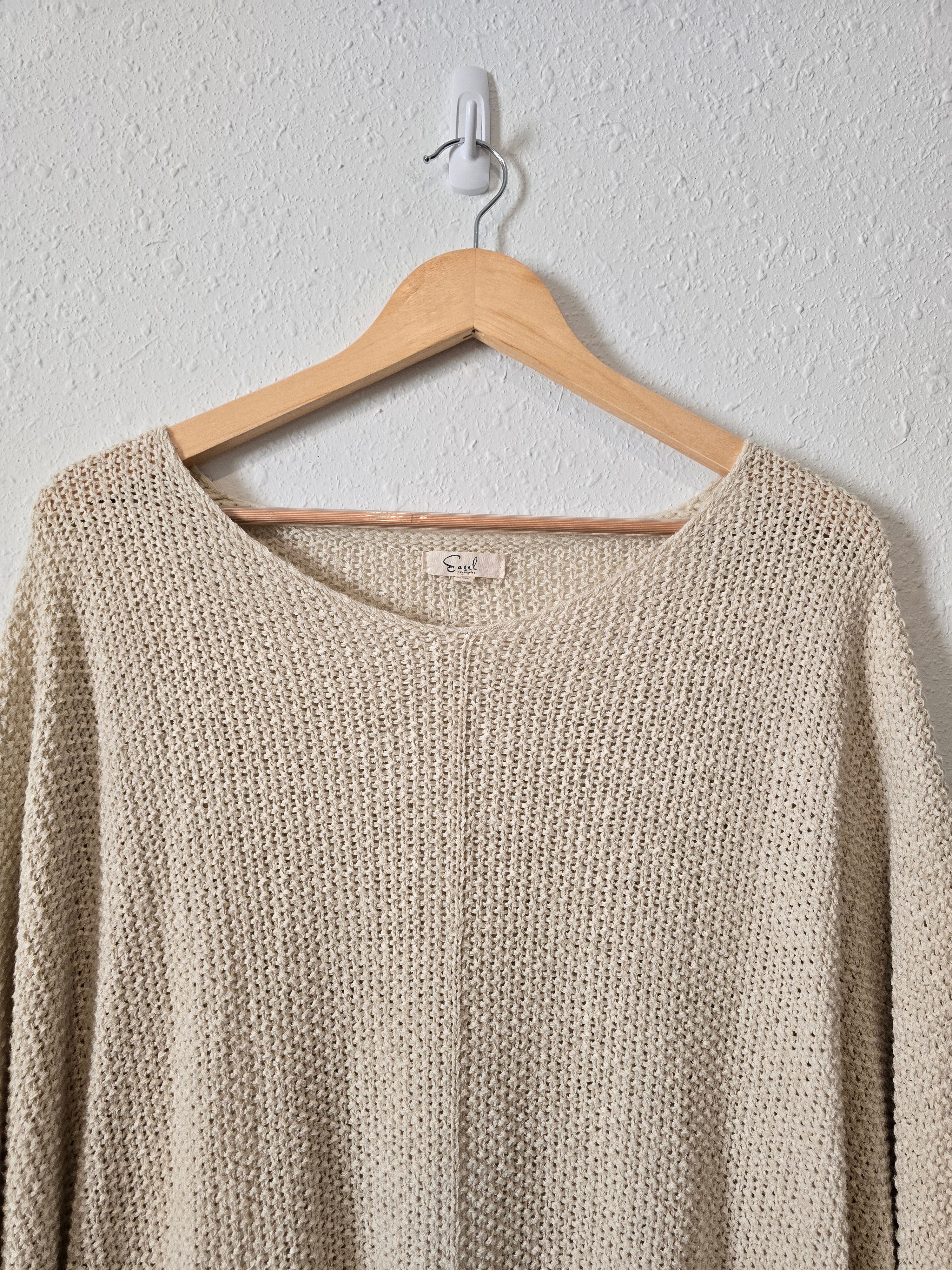 Easel Textured Slouchy Sweater (M)